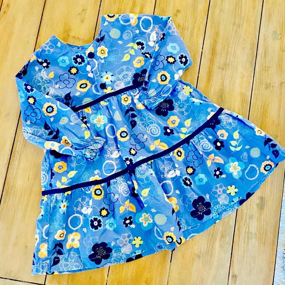 Patsy Aiken Boutique Floral Tiered Flounce Dress